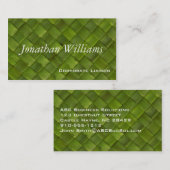 グリーンウィーヴラタンプロフェッショナル名刺 名刺 (正面/裏面)