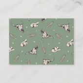 グリーンウェスタンベビーカード エンクロージャーカード (裏面)