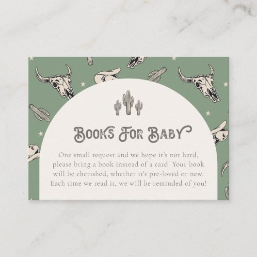 グリーンウェスタンベビーカード エンクロージャーカード (正面)