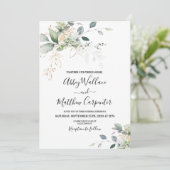 グリーンウェディングの招待状 招待状 (スタンド正面)