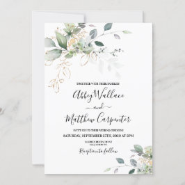 グリーンウェディングの招待状 招待状