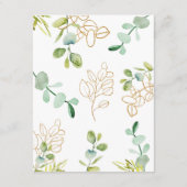 グリーンウェディングの詳細 封入カード ユーカリ エンクロージャーカード (裏面)