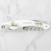 グリーンウェディングシャワー ウェイターの栓抜き ソムリエナイフ (正面)