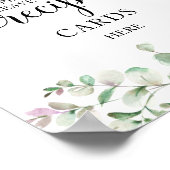 グリーンウェディングシャワー レシピ カード サイン (角)