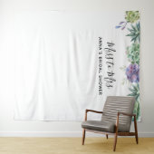 グリーンウェディングシャワー 背景 タペストリー (インサイチュ(横))