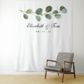 グリーンウェディングバックドロップ、フォトブース小道具 タペストリー (インサイチュ)