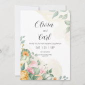 グリーンウェディング招待状 ユーカリウェディング 招待状 (正面)