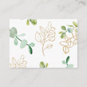 グリーンウェディング ウィッシュ ウェル カード (裏面)