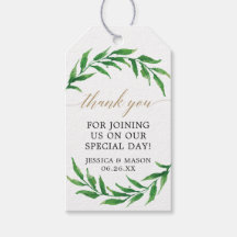 グリーンウェディング フェイバータグ