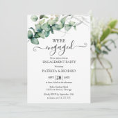 グリーンウェディング 婚約パーティー 招待状 (スタンド正面)