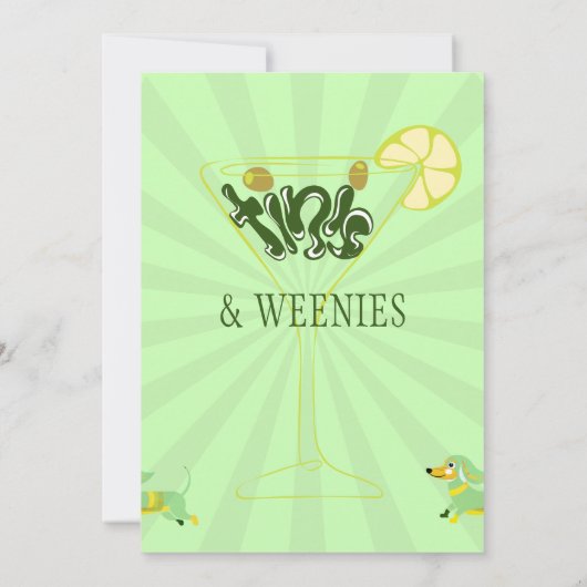 グリーンウェニー&ティニスマルティおもしろいニバースデーパーティー 招待状 (裏面)