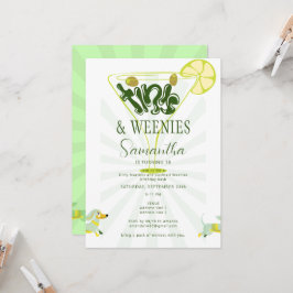 グリーンウェニー&ティニスマルティおもしろいニバースデーパーティー 招待状