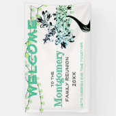 グリーンウェルカムファミリー懇親会ツリーホタルライト 横断幕 (縦)