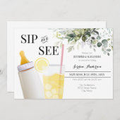 グリーンウェルカムベビー招待状 招待状 (正面/裏面)