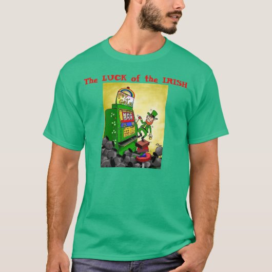 グリーンウェーニ「アイルランドの運」シャツ Tシャツ (正面)