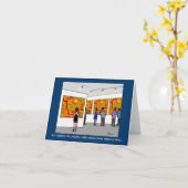 グリーンウェーニ「アート展」ノートカード カード (黄色い花)