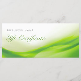 グリーンウェーブギフトカード証明書