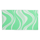 グリーンウェーブズピラローケース 枕カバー (裏面-右)