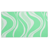 グリーンウェーブズピラローケース 枕カバー (正面右)