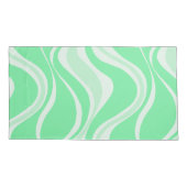 グリーンウェーブズピラローケース 枕カバー (裏面-左)