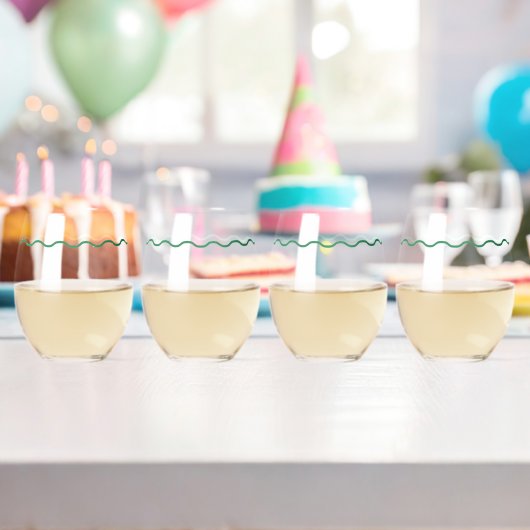 グリーンウェー結婚ブレトロ ステムなしワイングラス (インサイチュ (バースデー))