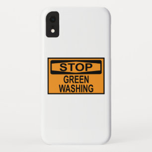 グリーンウォッシング反対のサイン iPhone XRケース