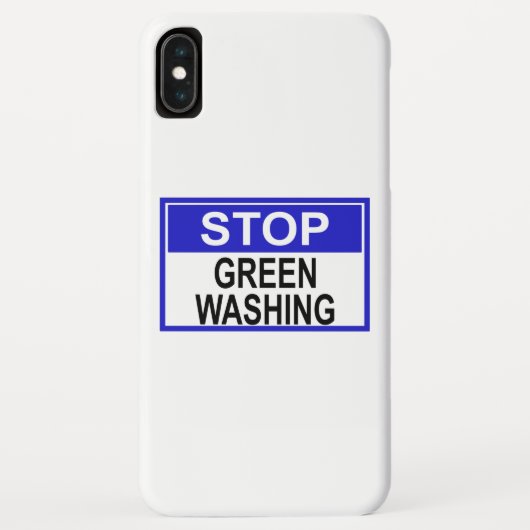 グリーンウォッシング禁止サイン Case-Mate iPhoneケース (裏面)