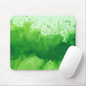 グリーンウォーターのテクスチャの背景絵を描手 マウスパッド (マウス)