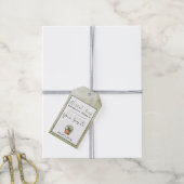 🌿グリーンウォーターの色合いハーブ石鹸 ギフトタグ (より糸付き)