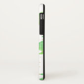 グリーンウォーターカラーウミガメ模様金ゴールドキラキラ Case-Mate iPhoneケース (裏面/左)