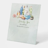 グリーンウォーターカラーデイスパとウェルネス 台座サイン (正面)