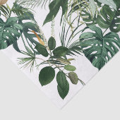 グリーンウォーターカラー熱帯離れ装飾用クッションティ 薄葉紙 (詳細)