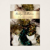 グリーンウォータージュエリー表示カード (正面)