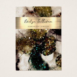 グリーンウォータージュエリー表示カード