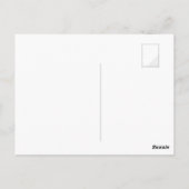 グリーンウォーターフォール美しい ポストカード (裏面)