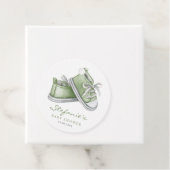 グリーンウォーターベビーブーティベビーシャワー フェイバータグ (インサイチュ)