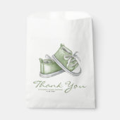 グリーンウォーターベビーブーティベビーシャワー フェイバーバッグ (正面)