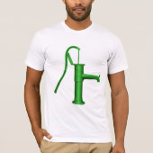 グリーンウォーターポンプ メンズTシャツ Tシャツ (正面)