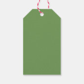 グリーンウォーターリースで最も幸せな休日 ギフトタグ (裏面)