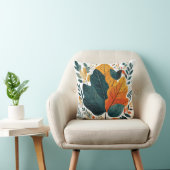 グリーンウォーター植物性葉植物 クッション (椅子)