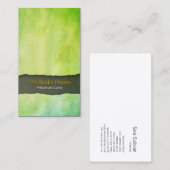グリーンウォーター洗剤リテール取引名刺 名刺 (正面/裏面)