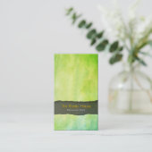 グリーンウォーター洗剤リテール取引名刺 名刺 (スタンド正面)