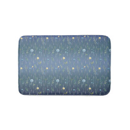 グリーンウォーター素朴カラー植物性フローラ花 バスマット