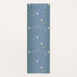 グリーンウォーター素朴カラー植物性フローラ花 ヨガマット