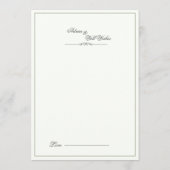 グリーンウォーター結婚カラーのアドバイス&ウィッシュ アドバイスカード (裏面)