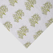 グリーンウォーター色のサンゴの木 薄葉紙 (詳細)