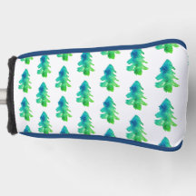 グリーンウォーター色の森の松の木