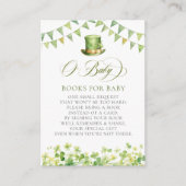 グリーンウォーター色シャムロックベビー エンクロージャーカード (正面)