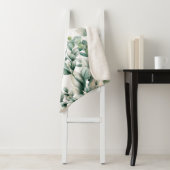 グリーンウォーター色ユーカリ葉 シェルパブランケット (インサイチュ)