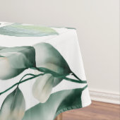 グリーンウォーター色ユーカリ葉 テーブルクロス (インサイチュ)